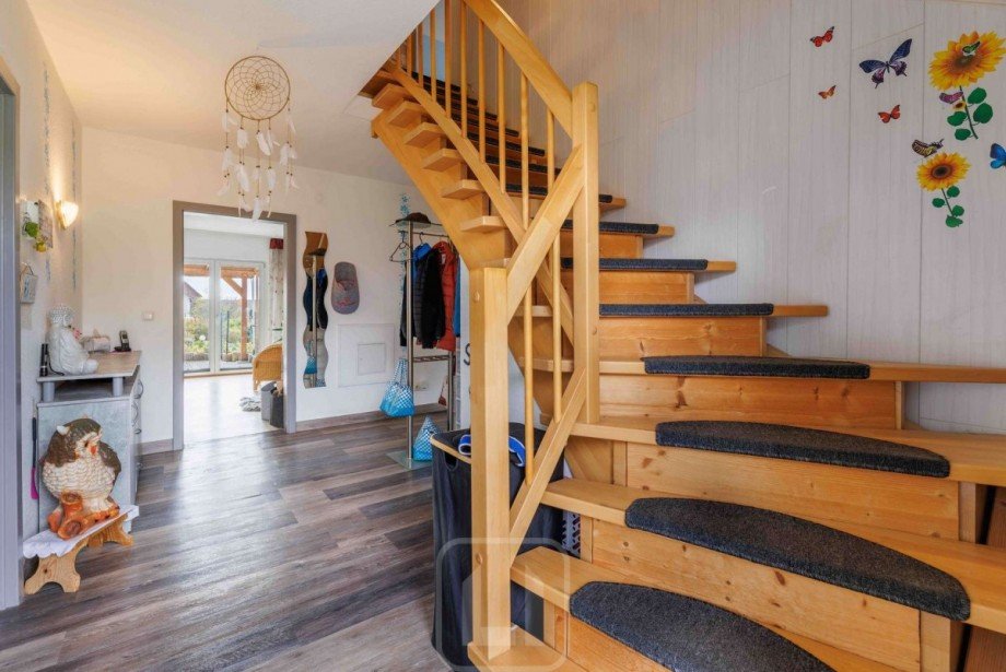 Treppenaufgang zum OG Einfamilienhaus Neuweiler