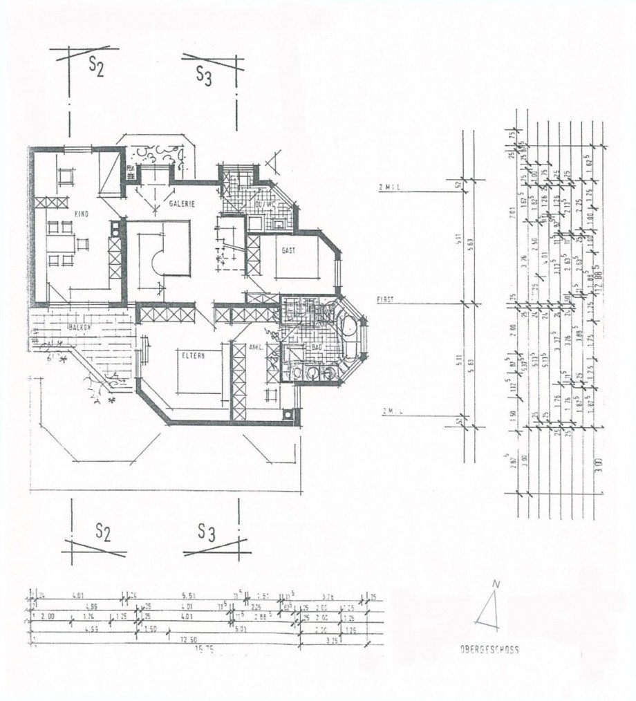 Grundriss OG Einfamilienhaus Nufringen