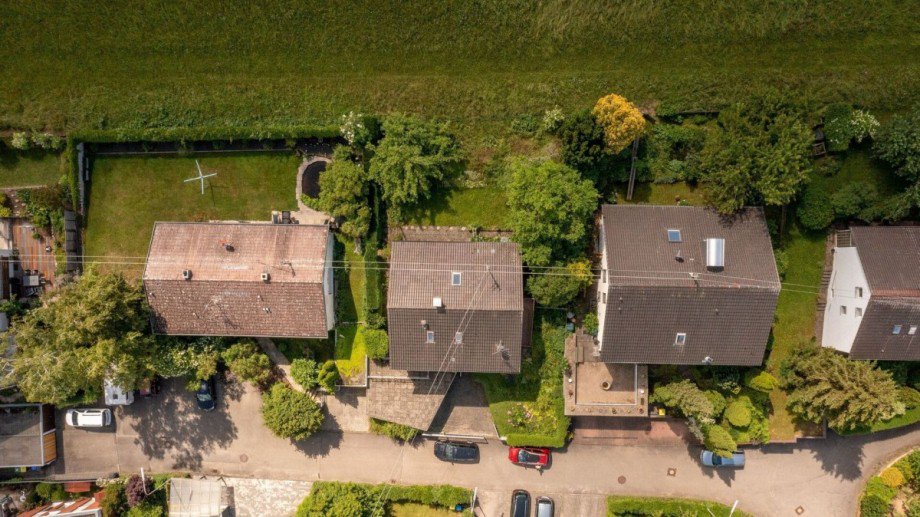 Vogelperspektive Zweifamilienhaus Heimsheim