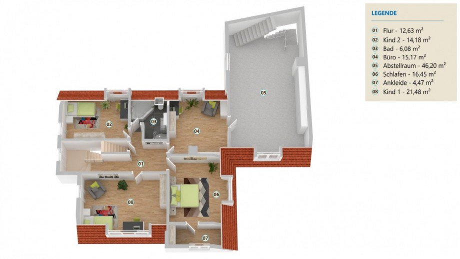 Dachgeschoss Einfamilienhaus Wildberg Effringen