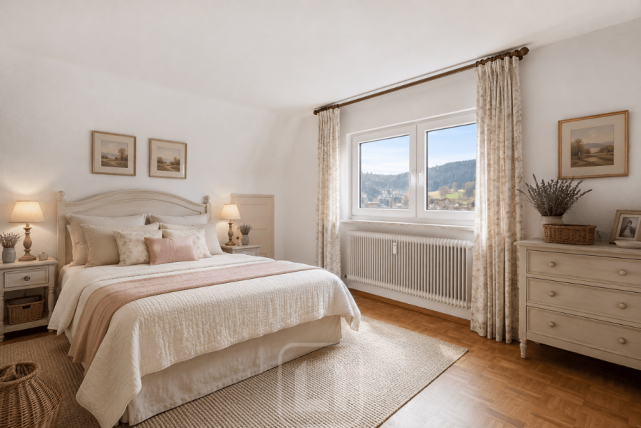 Beispielbild Schlafzimmer Einfamilienhaus Calw